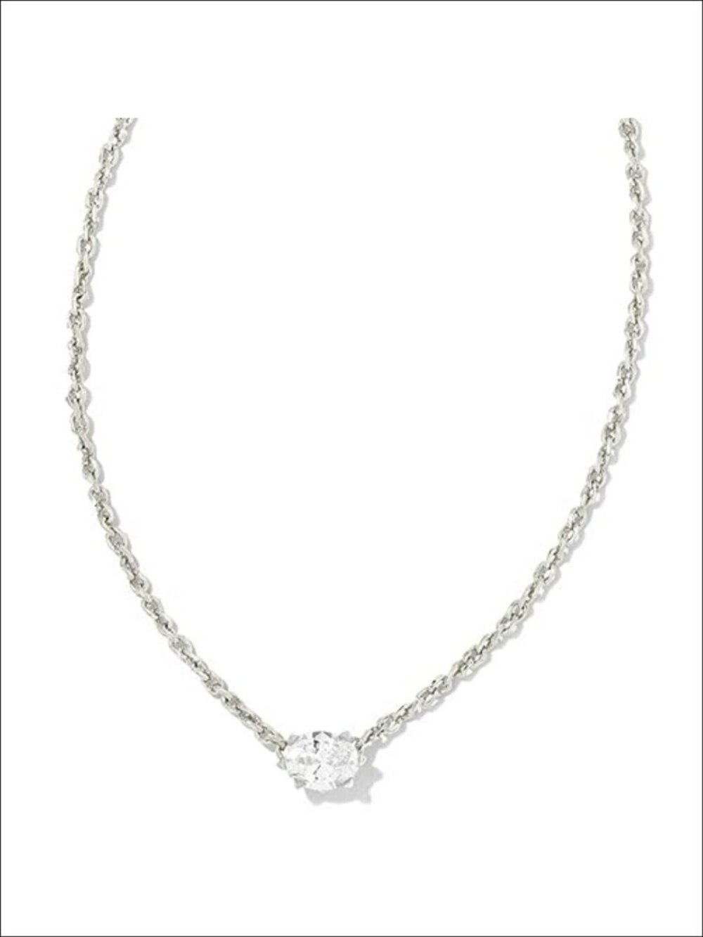 Cailin Pendant Necklace Cubic Zirconia Sterling Silver 925 Women Jewelry